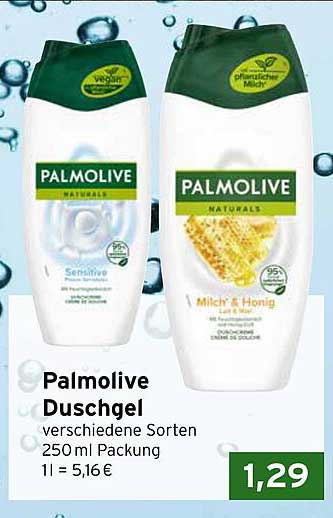 Palmolive Duschgel verschiedene Sorten 250 ml