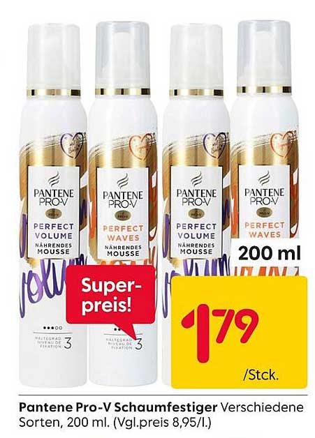 Pantene Pro-V Schaumfestiger verschiedene Sorten, 200 ml