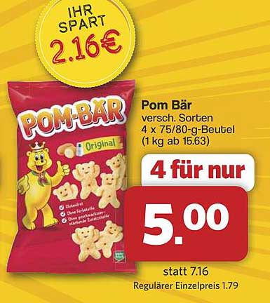 Pom Bär – 4 für nur 5,00 € (statt 7,16 €)