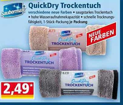 QuickDry Trockentuch – Saubermax