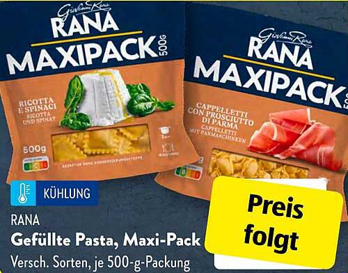 RANA Gefüllte Pasta, Maxi-Pack 500g - Verschiedene Sorten