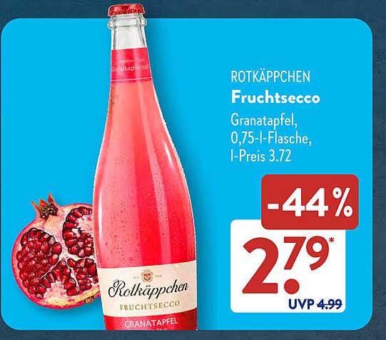 ROTKÄPPCHEN Fruchtsecco Granatapfel, 0,75 l
