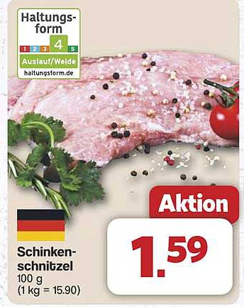 Schinkenschnitzel 100 g - Aktionspreis!