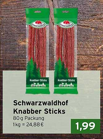Schwarzwaldhof Knabber Sticks 80g