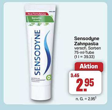 Sensodyne Zahnpasta verschiedene Sorten 75-ml-Tube
