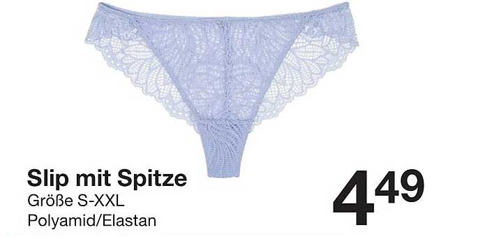 Slip mit Spitze
