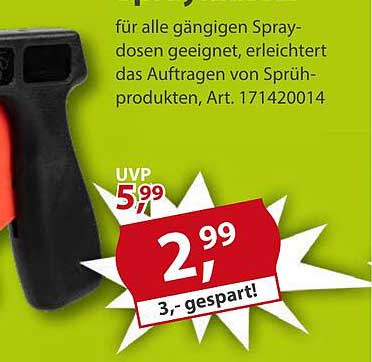 Spraydosenhalter für alle gängigen Spraydosen