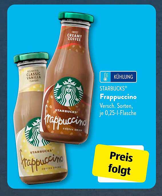 STARBUCKS® Frappuccino - Verschiedene Sorten, je 0,25 l-Flasche