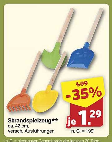 Strandspielzeug** ca. 42 cm, versch. Ausführungen