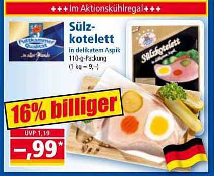 Sülzkotelett in delikatem Aspik - 110-g-Packung