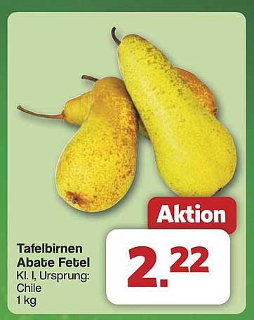 Tafelbirnen Abate Fetel - 1 kg