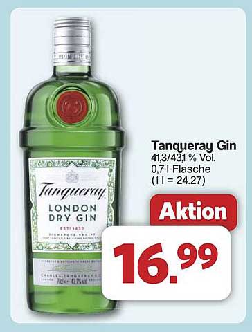 Tanqueray London Dry Gin 0,7l