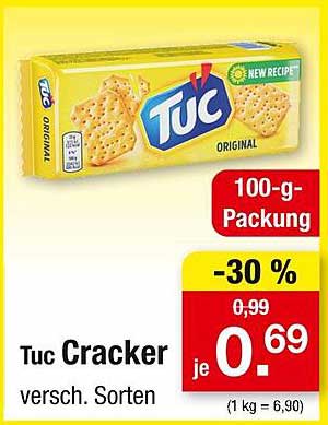 Tuc Cracker - Verschiedene Sorten