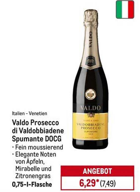 Valdo Prosecco di Valdobbiadene Spumante DOCG 0,75 l