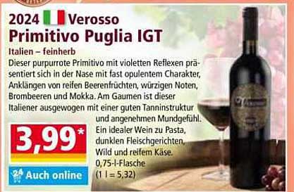 Verosso Primitivo Puglia IGT - Feinherb