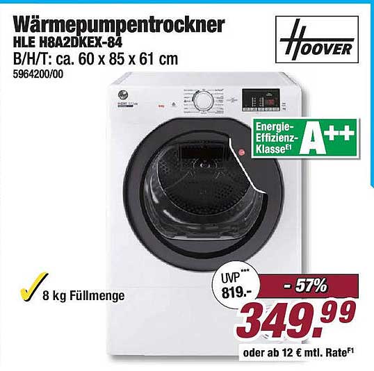 Wärmepumpentrockner HLE H8A2DKEX-84
