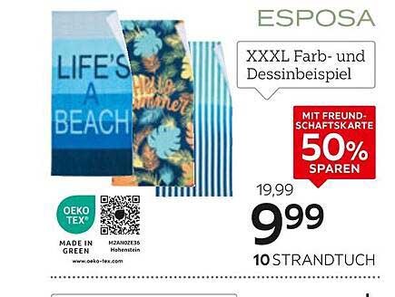 10 STRANDTUCH – ESPOSA