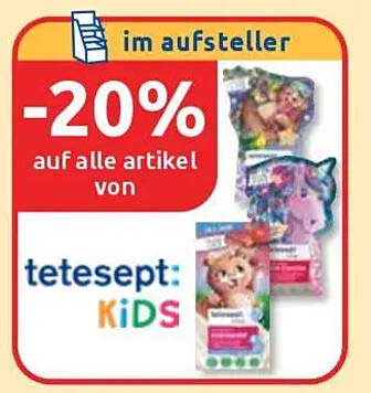 20% Rabatt auf alle Artikel von tetesept: KiDS