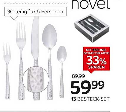 30-teiliges Besteck-Set für 6 Personen