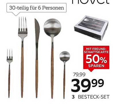 30-teiliges Besteck-Set für 6 Personen