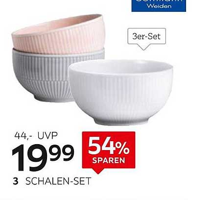 3er Schalen-Set von Schönwaelder Weiden