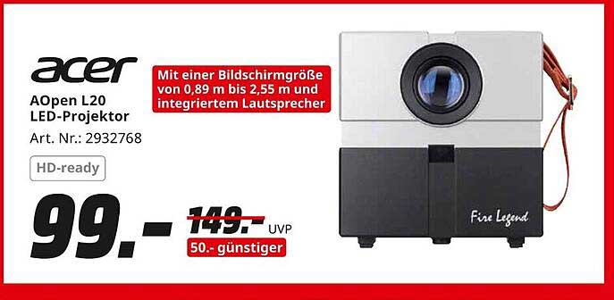 acer AOpen L20 LED-Projektor