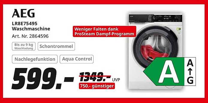 AEG LR8E75495 Waschmaschine
