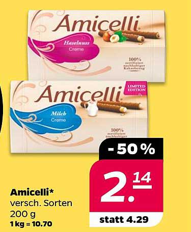 Amicelli® versch. Sorten 200 g
