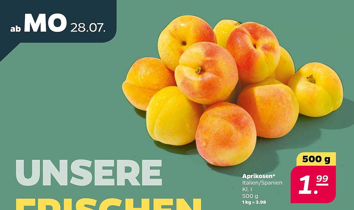 Aprikosen – frisch und saftig aus Italien und Spanien