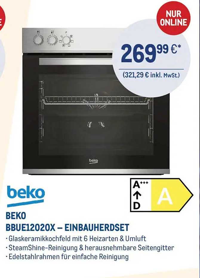 BEKO BBU12020X – Einbauherdset