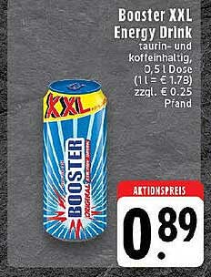 Booster XXL Energy Drink 0,5 l Dose