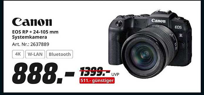 Canon EOS RP + 24-105 mm Systemkamera