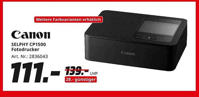 Canon SELPHY CP1500 Fotodrucker