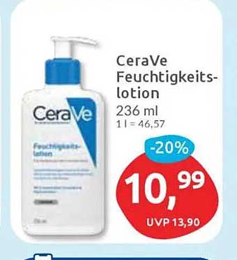 CeraVe Feuchtigkeitslotion 236 ml - 20% Rabatt!