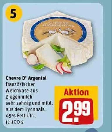Chevre D' Argental - französischer Weichkäse aus Ziegenmilch