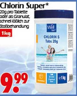 Chlorin Super* - 20g pro Tablette oder als Granulat