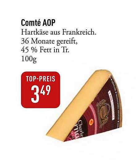 Comté AOP - Hartkäse aus Frankreich