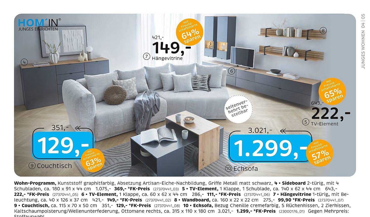 Coole Wohnideen mit dem Couchtisch von HOM'IN