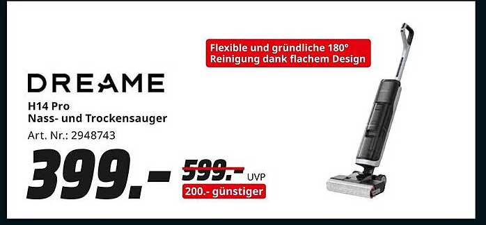 DREAME H14 Pro Nass- und Trockensauger