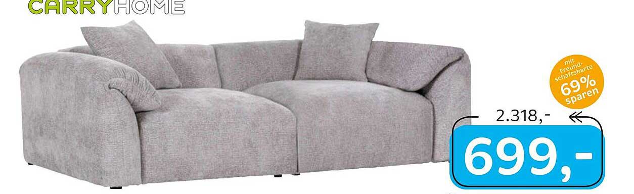 Ecksofa von CARRYHOME - Eleganz trifft Komfort