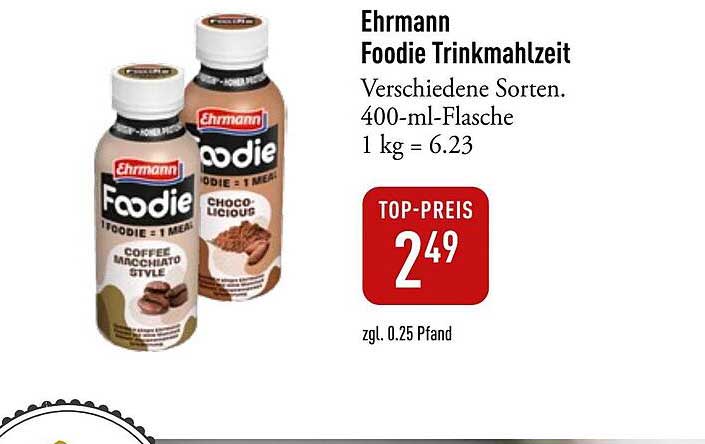 Ehrmann Foodie Trinkmahlzeit - Verschiedene Sorten