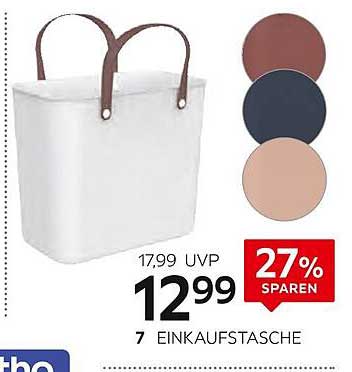 Einkaufstasche mit robuster Optik und eleganter Handhabung