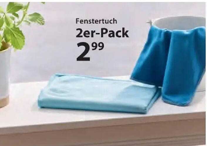 Fenstertuch 2er-Pack