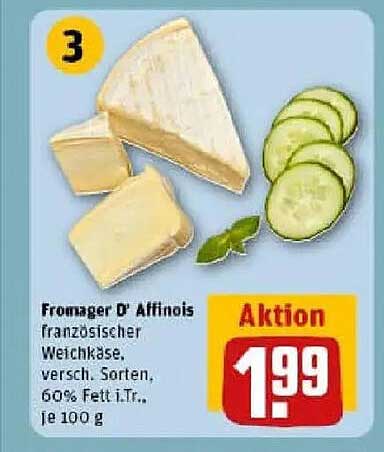 Fromager D' Affinois französischer Weichkäse, 60% Fett i.Tr.
