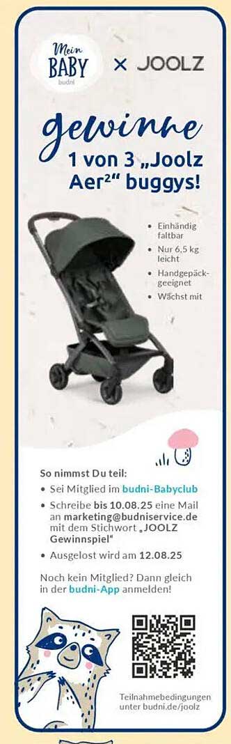 Gewinne einen von 3 "Joolz Aer²" Buggy!