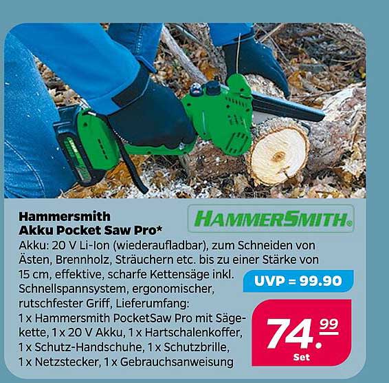 Hammersmith Akku Pocket Saw Pro