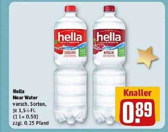 Hella Near Water, verschiedene Sorten, je 1,5 l- Fl.