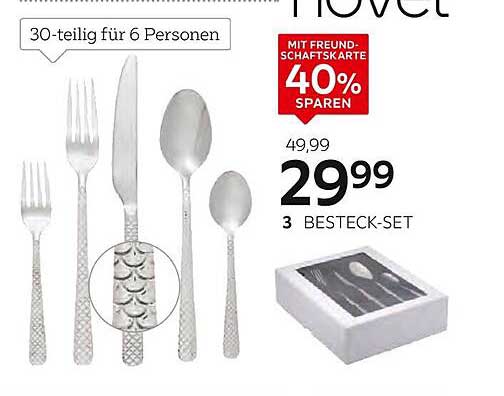 Hovet Besteck-Set 30-teilig für 6 Personen