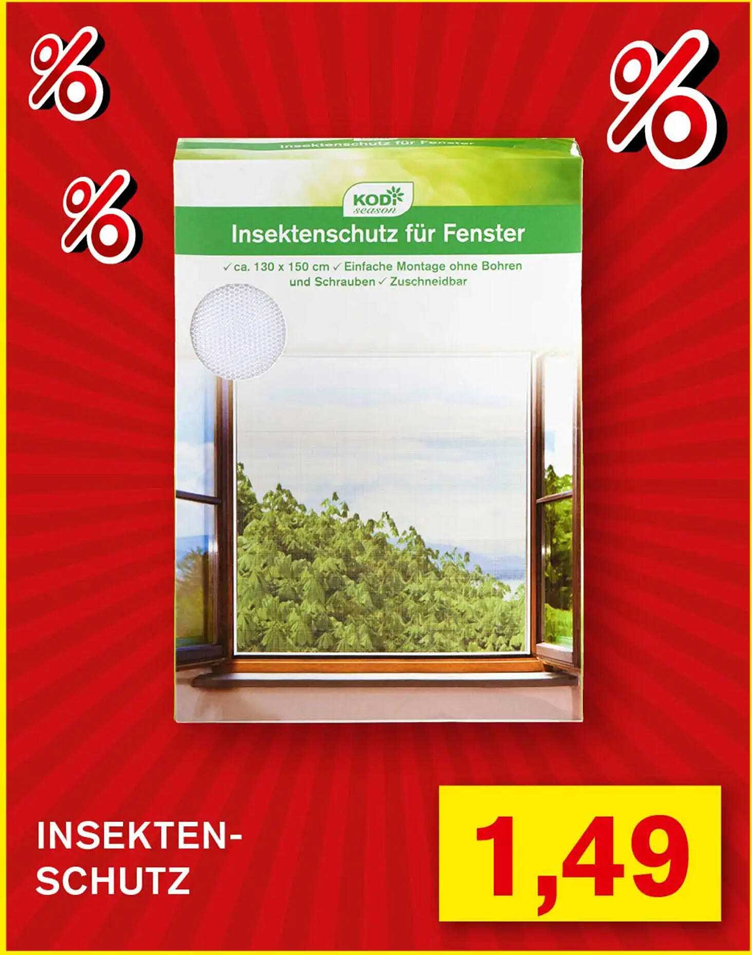 Insektenschutz für Fenster