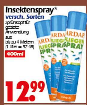 Insektenspray - verschiedene Sorten 400ml